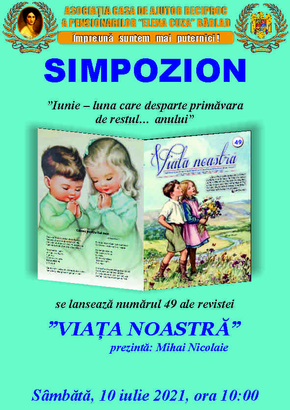 Lansare revista "VIAȚA NOASTRĂ" nr 49